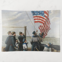 Amerikanische Flagge Vintage Kunst der militärisch