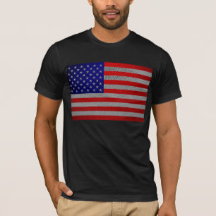 Amerikanische Flagge Vintage T-Shirt