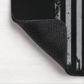 Amerikanische Flagge Vintager Fischer Mousepad (Ecke)
