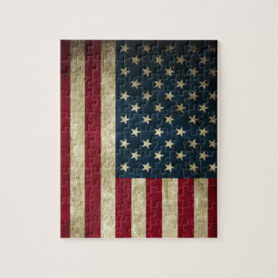 Amerikanische Flagge Puzzle Zazzle De