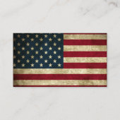 Amerikanische Flagge Visitenkarte (Vorderseite)