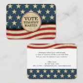 Amerikanische Flagge Visitenkarte (Vorne/Hinten)