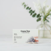 Amerikanische Flagge Visitenkarte (Stehend Vorderseite)