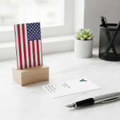 Amerikanische Flagge Visitenkarte