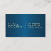 Amerikanische Flagge Visitenkarte (Rückseite)