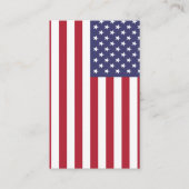 Amerikanische Flagge Visitenkarte (Vorderseite)