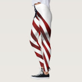 Amerikanische Flagge voll Leggings (Links)