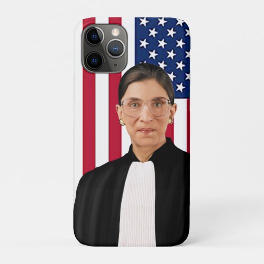 Amerikanische Flagge von Ruth Bader Ginsburg Case-Mate iPhone Hülle (Rückseite)