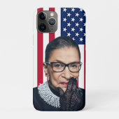 Amerikanische Flagge von Ruth Bader Ginsburg Case-Mate iPhone Hülle (Rückseite)