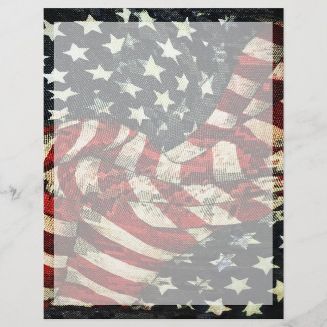 Amerikanische Flagge von Shirley Taylor (Vorderseite)