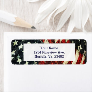 Amerikanische Flagge von Shirley Taylor