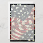 Amerikanische Flagge von Shirley Taylor Briefpapier (Vorne/Hinten)