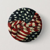 Amerikanische Flagge von Shirley Taylor Button (Vorderseite)