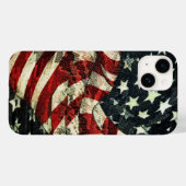 Amerikanische Flagge von Shirley Taylor Case-Mate iPhone Hülle (Rückseite (Horizontal))