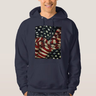 Amerikanische Flagge von Shirley Taylor Hoodie