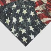 Amerikanische Flagge von Shirley Taylor Seidenpapier (Ausschnitt)