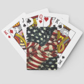 Amerikanische Flagge von Shirley Taylor Spielkarten (Rückseite)