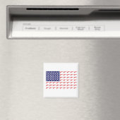 Amerikanische Flagge - Waffen Magnet (In Situ (Geschirrspüler))