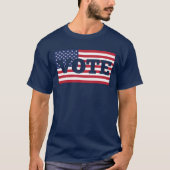 Amerikanische Flagge wählen T-Shirt (Vorderseite)