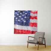 Amerikanische Flagge Wandteppich (Beispiel)