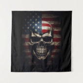 Amerikanische Flagge Wandteppich (Vorderseite)