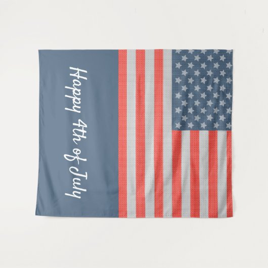 Amerikanische Flagge Wandteppich (Vorderseite (Horizontal))