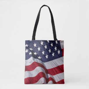 Amerikanische Flagge Wanduhr Tasche