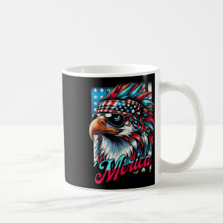 Amerikanische Flagge Weißkopfseeadler Patriotische Kaffeetasse