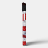 Amerikanische Flagge, Wind Case-Mate iPhone Hülle (Rückseite / Links)