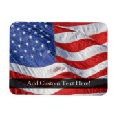 Amerikanische Flagge, Wind Magnet (Horizontal)