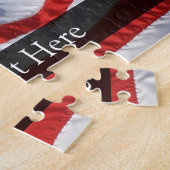 Amerikanische Flagge, Wind Puzzle (Seite)