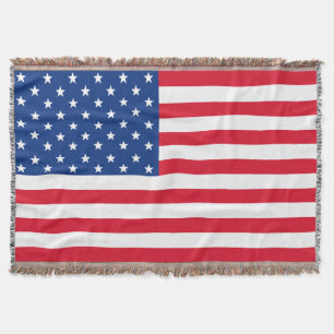 Amerikanische Flagge Wurfdecke Decke