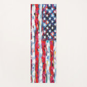 Amerikanische Flagge Yogamatte (Vorderseite)