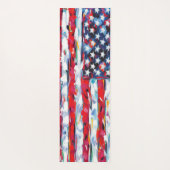 Amerikanische Flagge Yogamatte (Rückseite)
