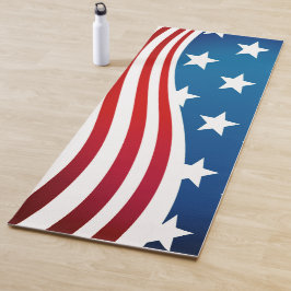 Amerikanische Flagge Yogamatte