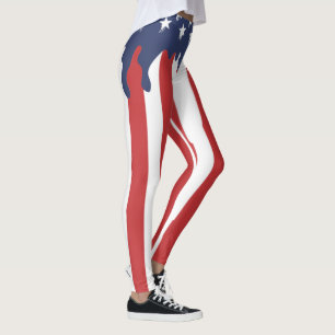 Amerikanische Flagge Zazzle_Growshop. Leggings