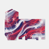 Amerikanische Flagge - Zelt Favor Box Geschenkschachtel (Ungefaltet)