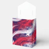 Amerikanische Flagge - Zelt Favor Box Geschenkschachtel (Geöffnet)