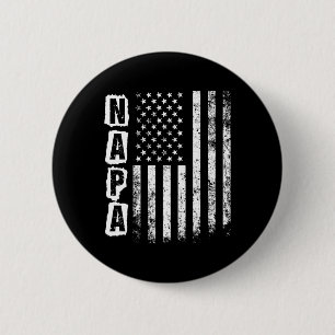 Amerikanische Flagge zum Tag des Vaters von Napa a Button
