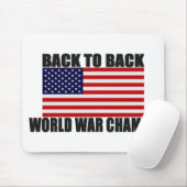 Amerikanische Flagge zurück zu hinteren Mousepad (Mit Mouse)