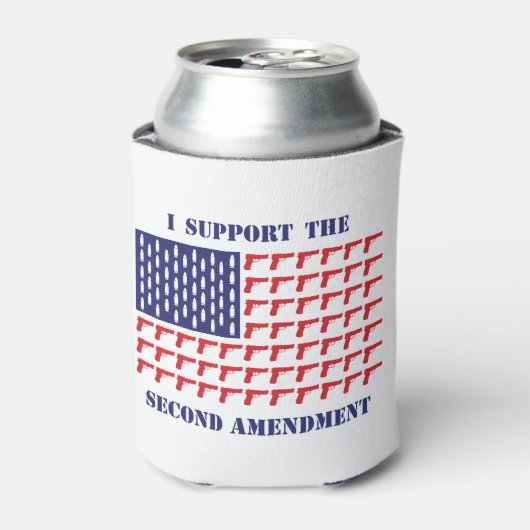 Amerikanische Flagge - Zweite Änderung Dosenkühler (Kanne Vorderseite)
