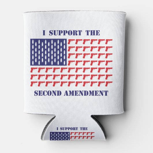 Amerikanische Flagge - Zweite Änderung Dosenkühler (Vorderseite)