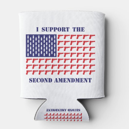 Amerikanische Flagge - Zweite Änderung Dosenkühler (Rückseite)