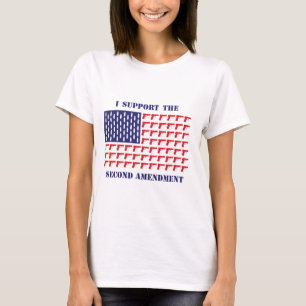 Amerikanische Flagge - Zweite Änderung T-Shirt