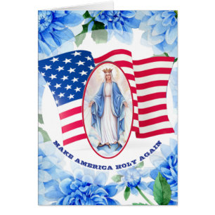 AMERIKANISCHE FLAGGEN-BLAUE DAHLIEN SEGNETEN