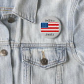 Amerikanische Flaggen-Button Button (Beispiel)