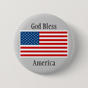 Amerikanische Flaggen-Button Button