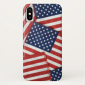 Amerikanische Flaggen Case-Mate iPhone Hülle (Rückseite)