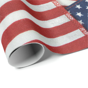 Amerikanische Flaggen Geschenkpapier