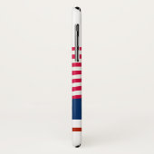 Amerikanische Flaggen-gesegnete Jungfrau Mary Case-Mate iPhone Hülle (Hinten/Links)